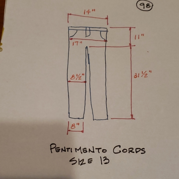 Pentimento black corduroy jeans - Picture 8 of 8